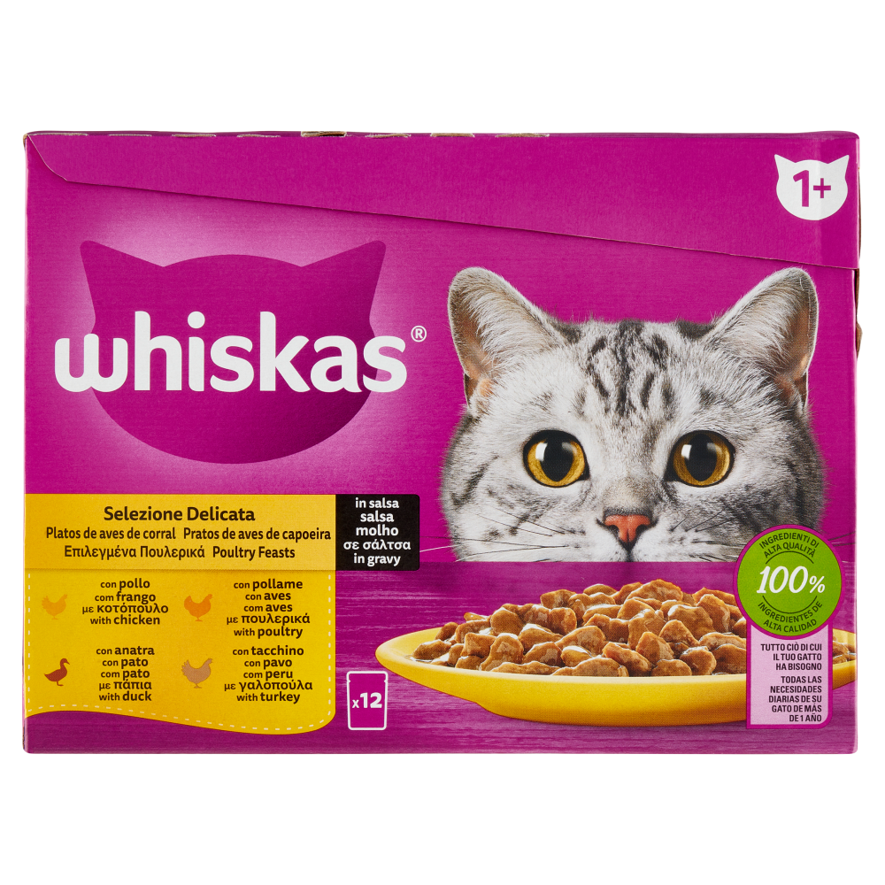 Whiskas Selezione Delicata in Salsa 12x85g Whiskas Selezione Delicata in Salsa 12x85g
